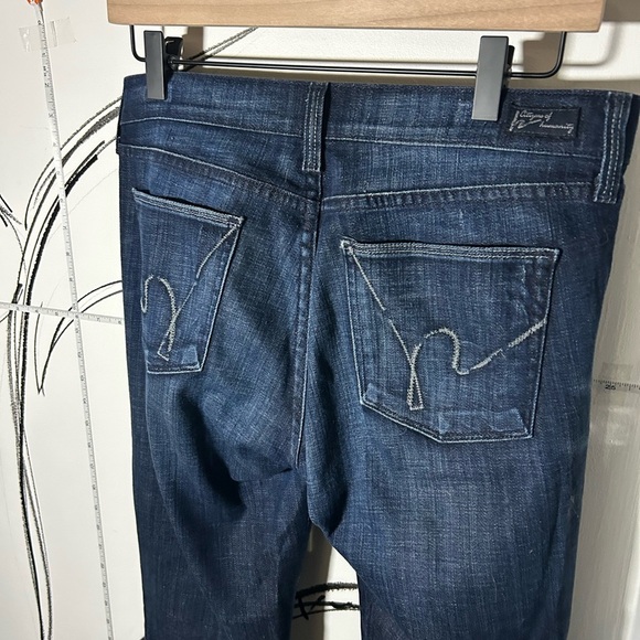 Citizens of Humanity High Rise Bootcut Amber Stretch Dark Blue Jeans Sz 28 - Picture 5 of 12